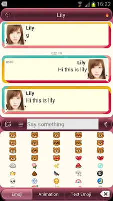 Choose Chat Bubble android App screenshot 1